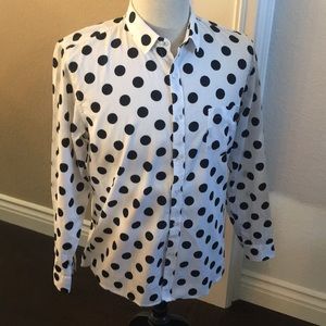Zecmos polka dot shirt